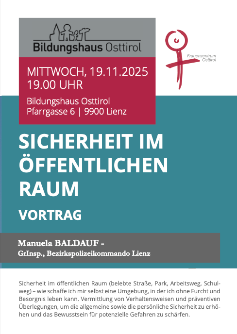 Sicherheit im öffentlichen Raum